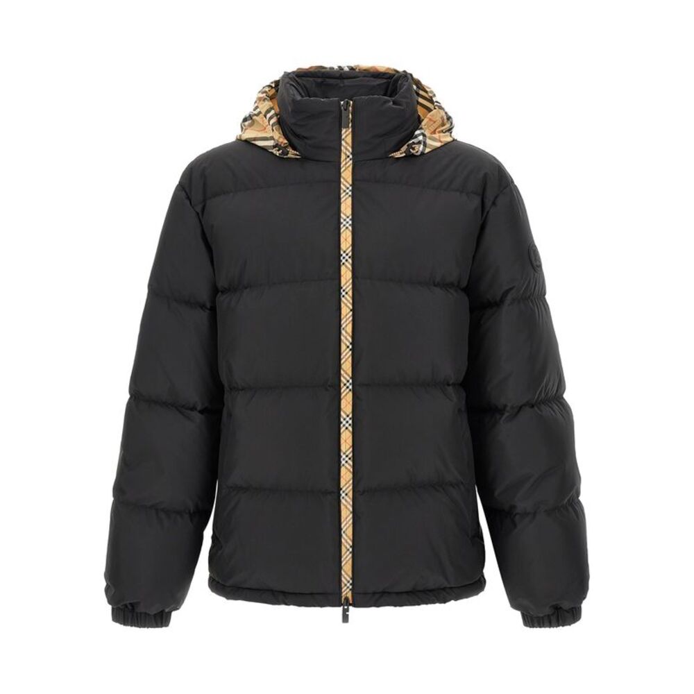 Burberry Black Polyester Men's Parka